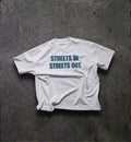 FLECKED white Boxyfit Tee